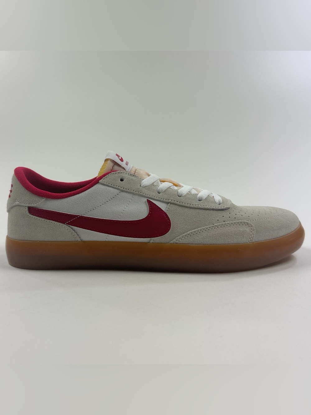 Nike SB Heritage Vulc White Red Mens Shoes Sneakers Athletic Casual CD5010-100